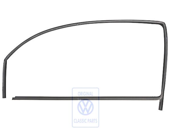 Guide with window seal outside Polo Mk3