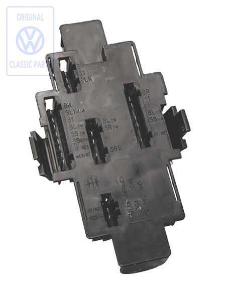 Rear bulb holder for VW Polo 86C