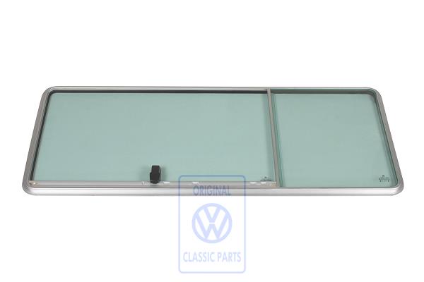 Sliding window right complete sidewall fly screen