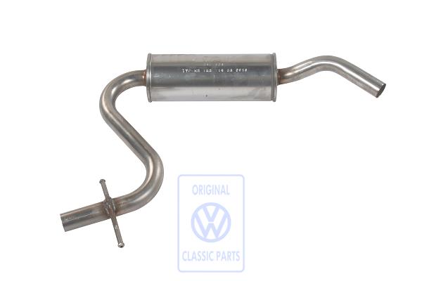 Front silencer for VW Golf Mk5