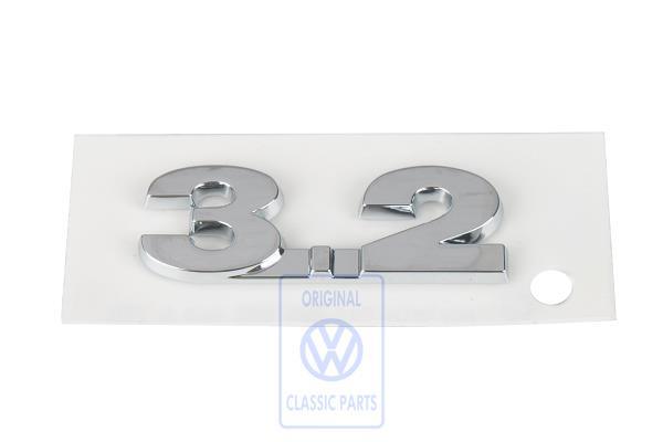 Inscription for VW Phaeton