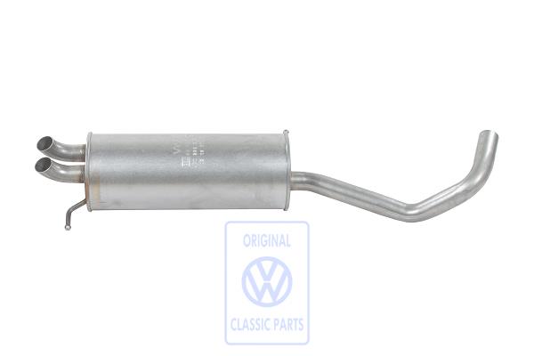 Exhaust silencer for VW Polo 9N/9N3