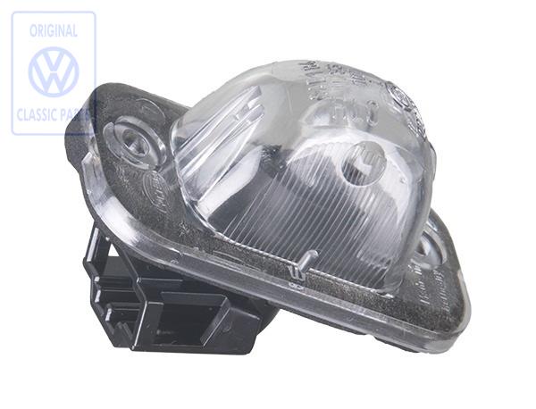 Licence plate light for a Polo 86C