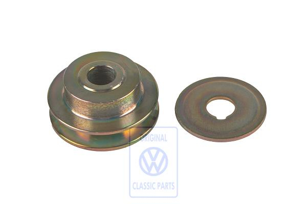 V-belt pulley alternator