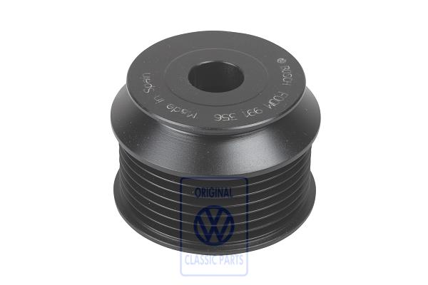 V-ribbed belt pulley for VW Golf Mk4, Bora