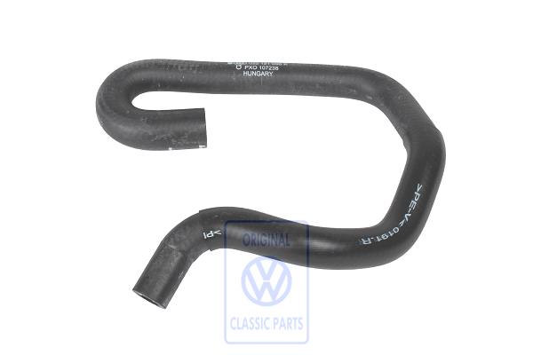 Water hose for VW Touareg