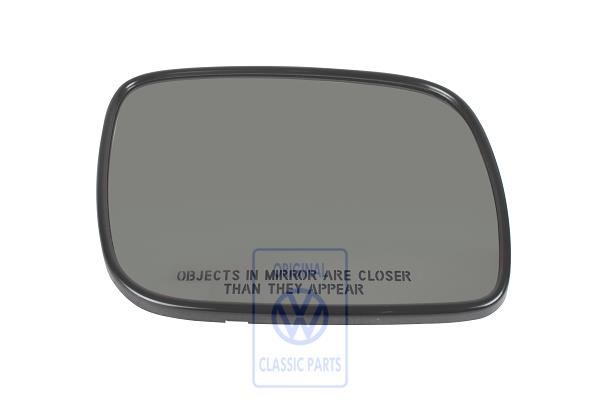 Mirror glass for VW Touareg