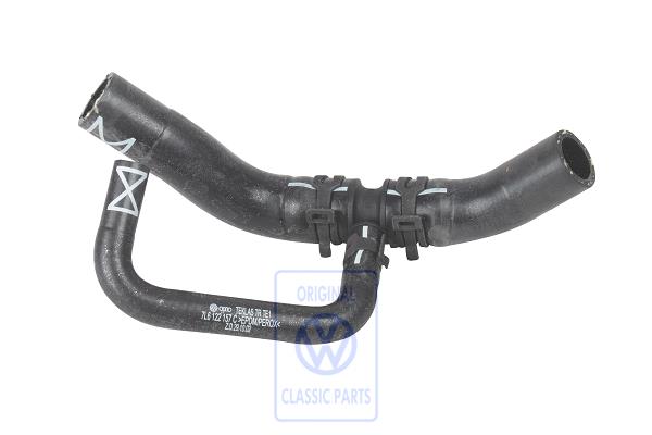 Water hose for VW Touareg