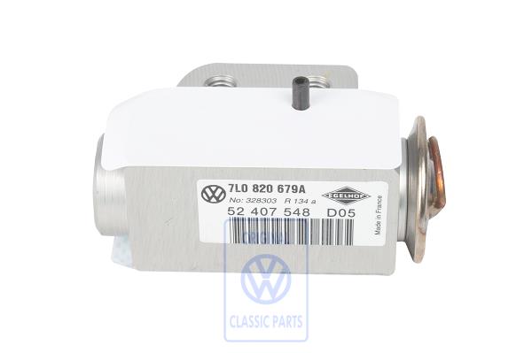Expansion valve for VW Touareg