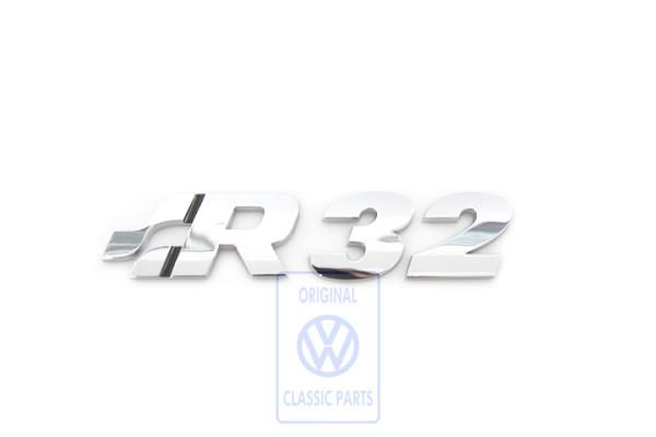 Rear R32 emblem for VW Golf Mk5