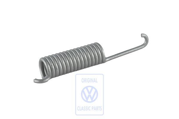 Extension spring left-side brake lining drum brake