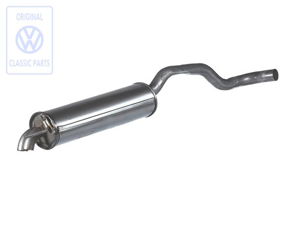 Exhaust silencer for VW Polo Mk3