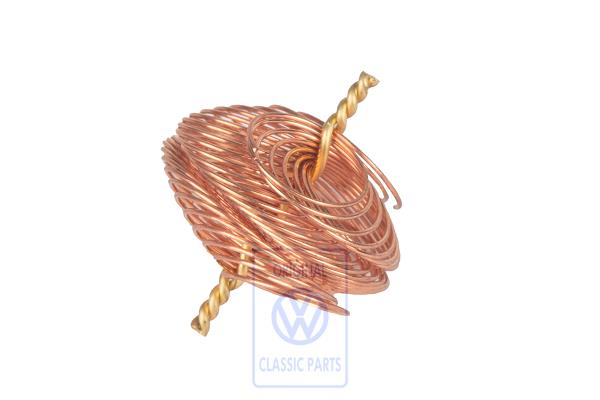 Flame protection plate for VW Golf Mk3