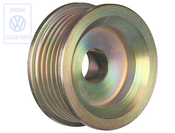 V-belt pulley for the alternator for the Passat 3B