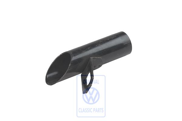 warm air adapter pipe