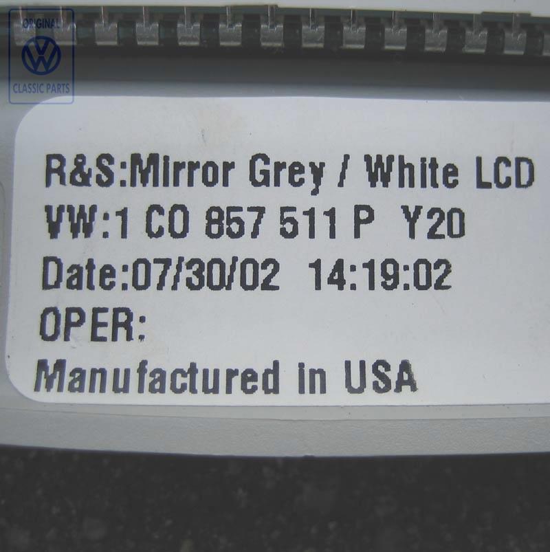 Inner mirror for VW New Beetle