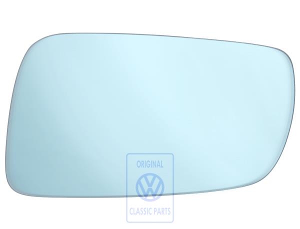 Mirror glass for VW Golf Mk4