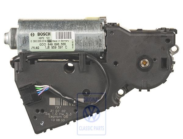 Sliding roof motor
