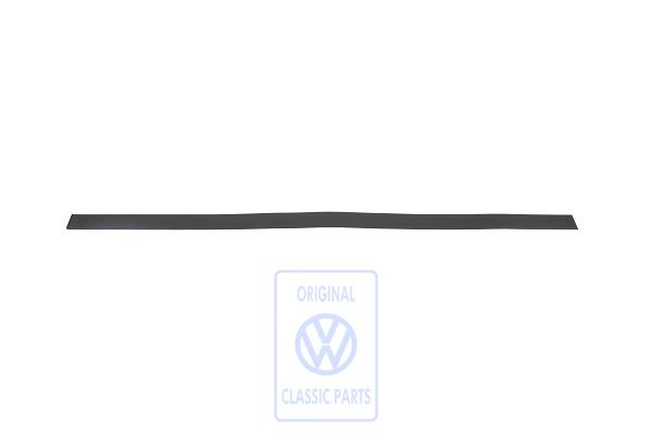 Closing plate for VW T3