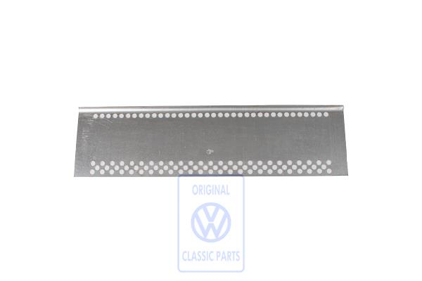 Baffle plate for VW T3