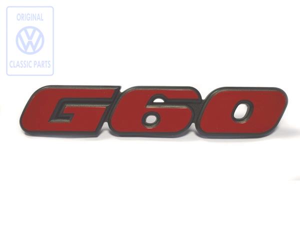 Emblem G60 front for Corrado