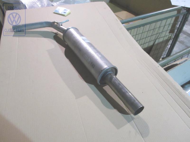 Exhaust silencer for VW Polo 6N