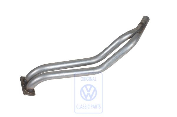 Exhaust pipe (Y-pipe) front Passat B1 B2