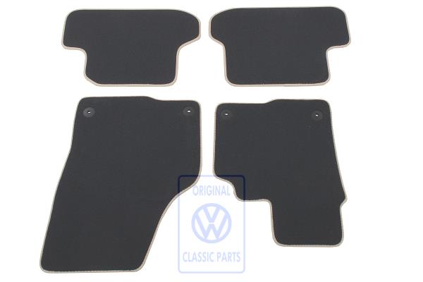 Foot mats for VW New Beetle Convertible