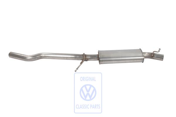 Exhaust silencer for VW Touareg