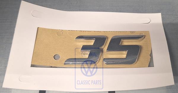 Emblem 35 for VW Golf Mk6