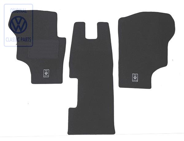 Set footmats textile for VW T3