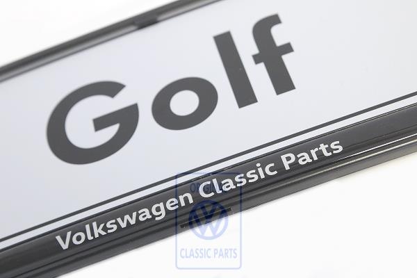 License plate holder Volkswagen Classic Parts