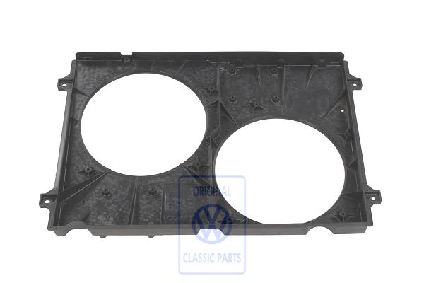 Double fan ring for VW Sharan