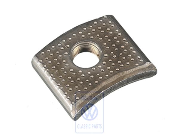 Threaded plate for VW Corrado