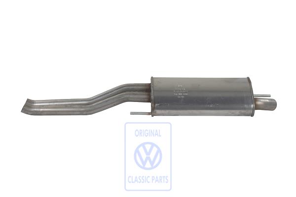Rear silencer for VW Vento