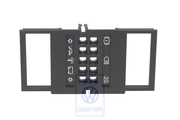 Fuel gauge trim for VW T4