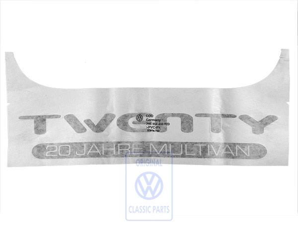 Film lettering for VW T5