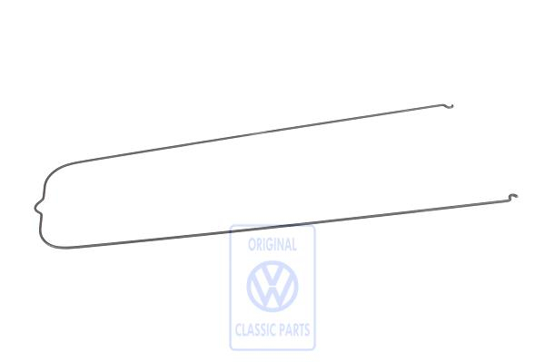 Tensioning wire for VW T3