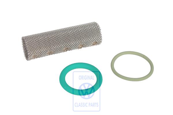 Flame protection screen for VW T4