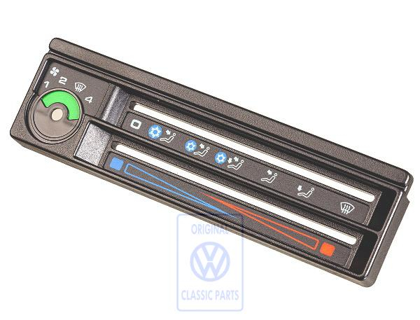 Trim panel fresh air/heating regulation air conditioning<br/>system