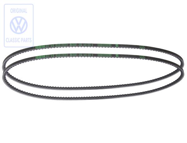 Set of V-belts for VW Polo Mk2