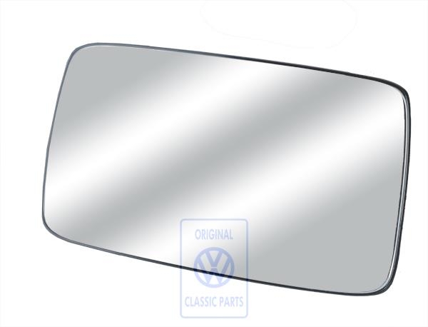Mirror glass for VW Golf Mk3