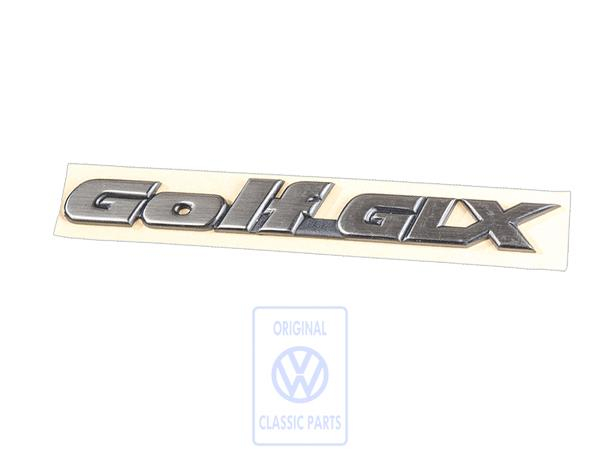 Golf GLX emblem