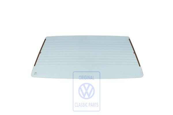 Rear window blue tinted for Golf Mk2