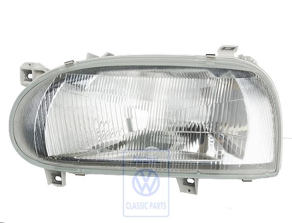 Halogen twin headlight for VW Golf Mk3