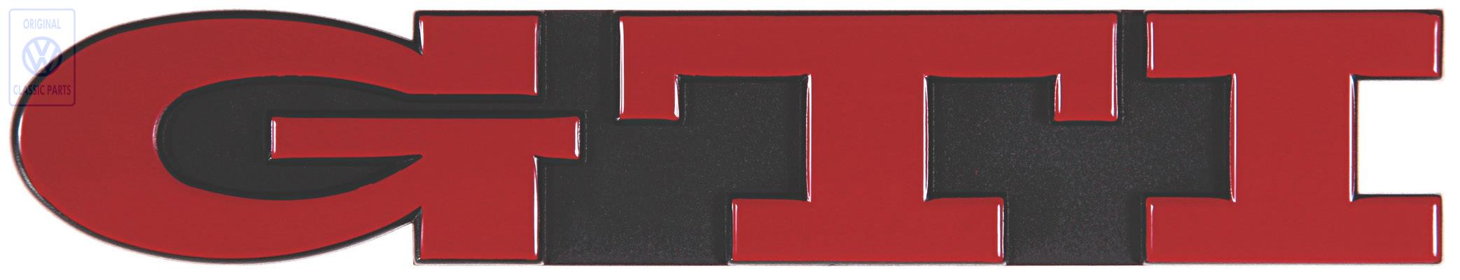 Front emblem for VW Golf Mk3 GTI