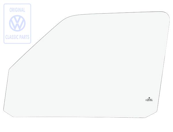 Door window front left for Golf and Jetta Mk2