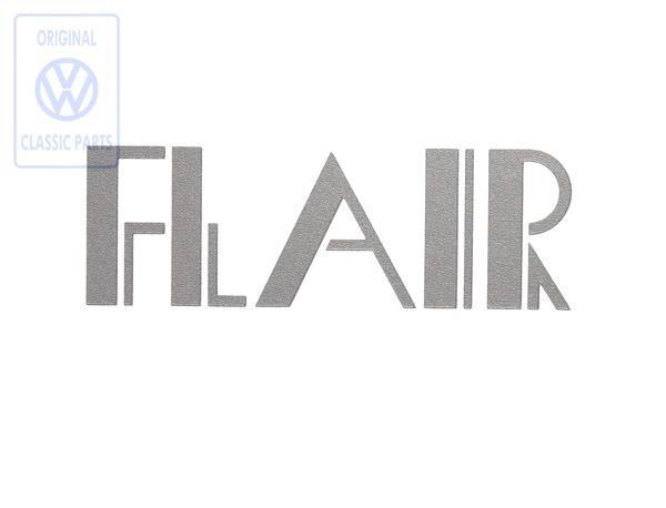 Foil inscription Flair for Jetta Mk2