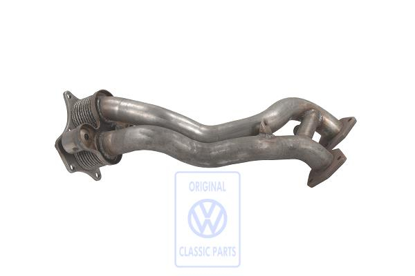 Exhaust pipe front Rallye Golf