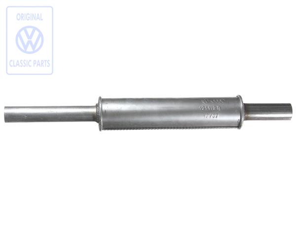 exhaust silencer, front